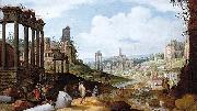 View of the Forum Romanum. Willem van